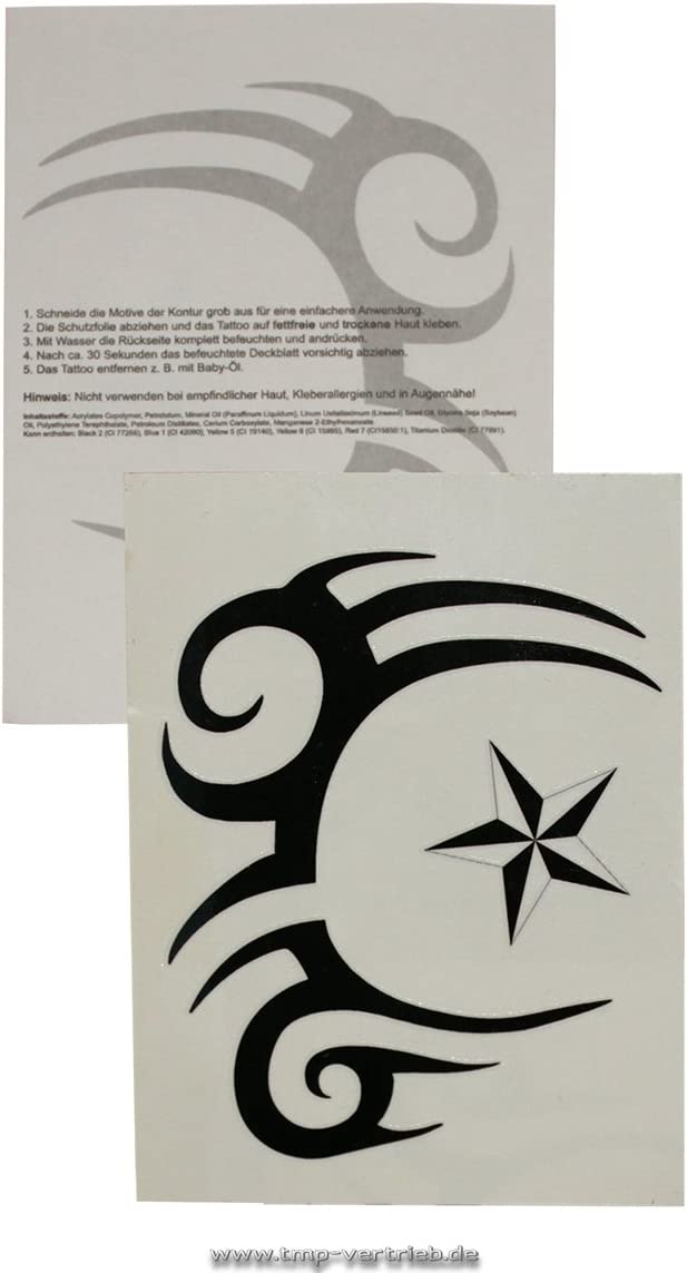 Detail Gesichts Tattoo Mann Nomer 15