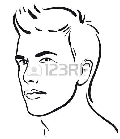 Detail Gesichts Tattoo Mann Nomer 21
