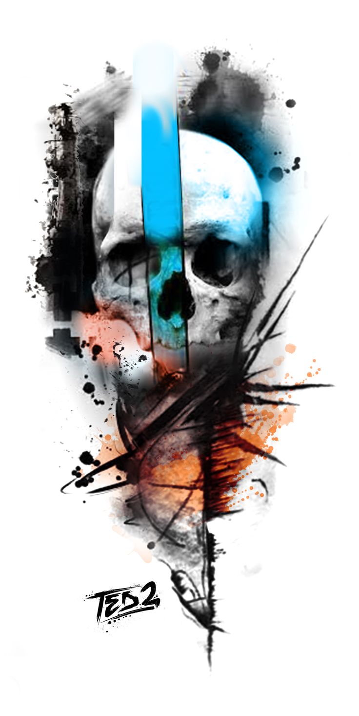 Detail Gesichts Tattoo Mann Nomer 6