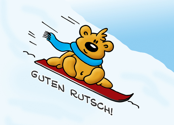 Guten Rutsch Clipart - KibrisPDR