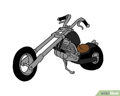 Detail Motorrad Zeichnen Einfach Kinder Nomer 12