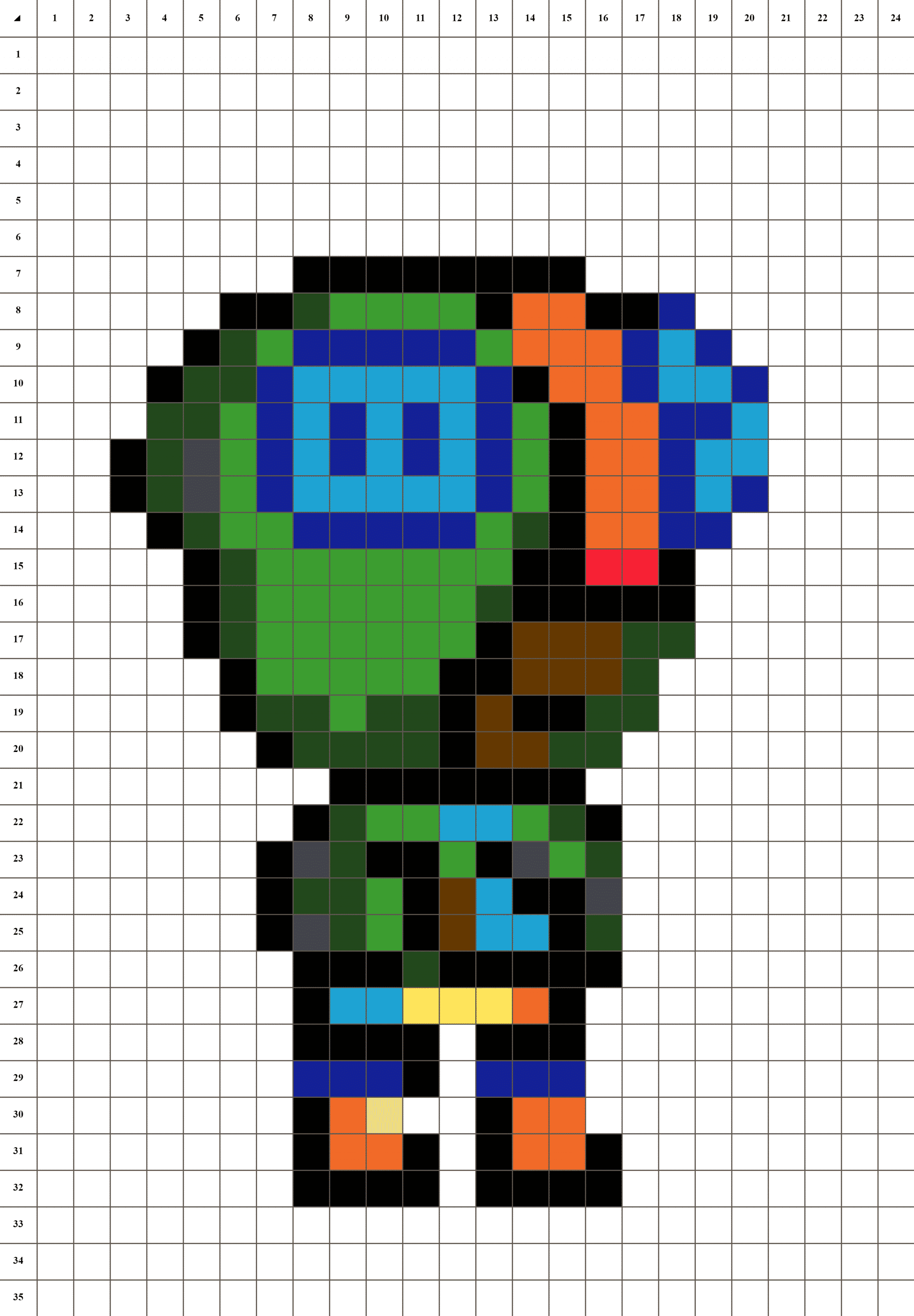 Pixel Art Leon - KibrisPDR