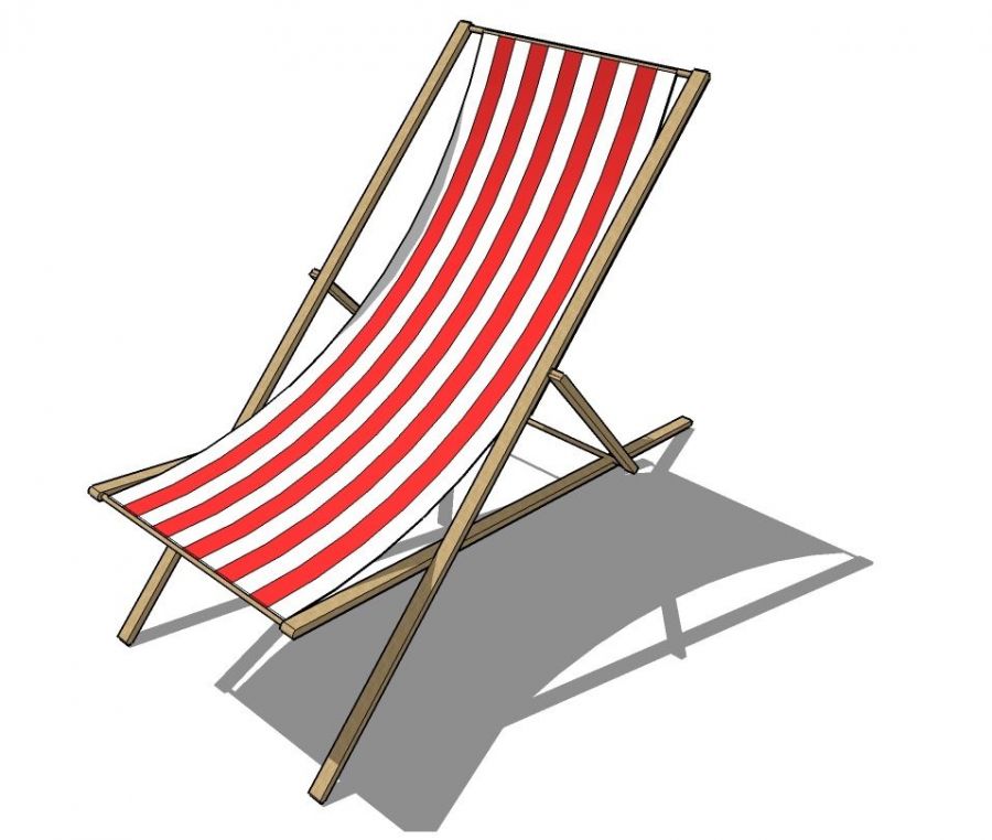 Deck Chair Dwg - KibrisPDR