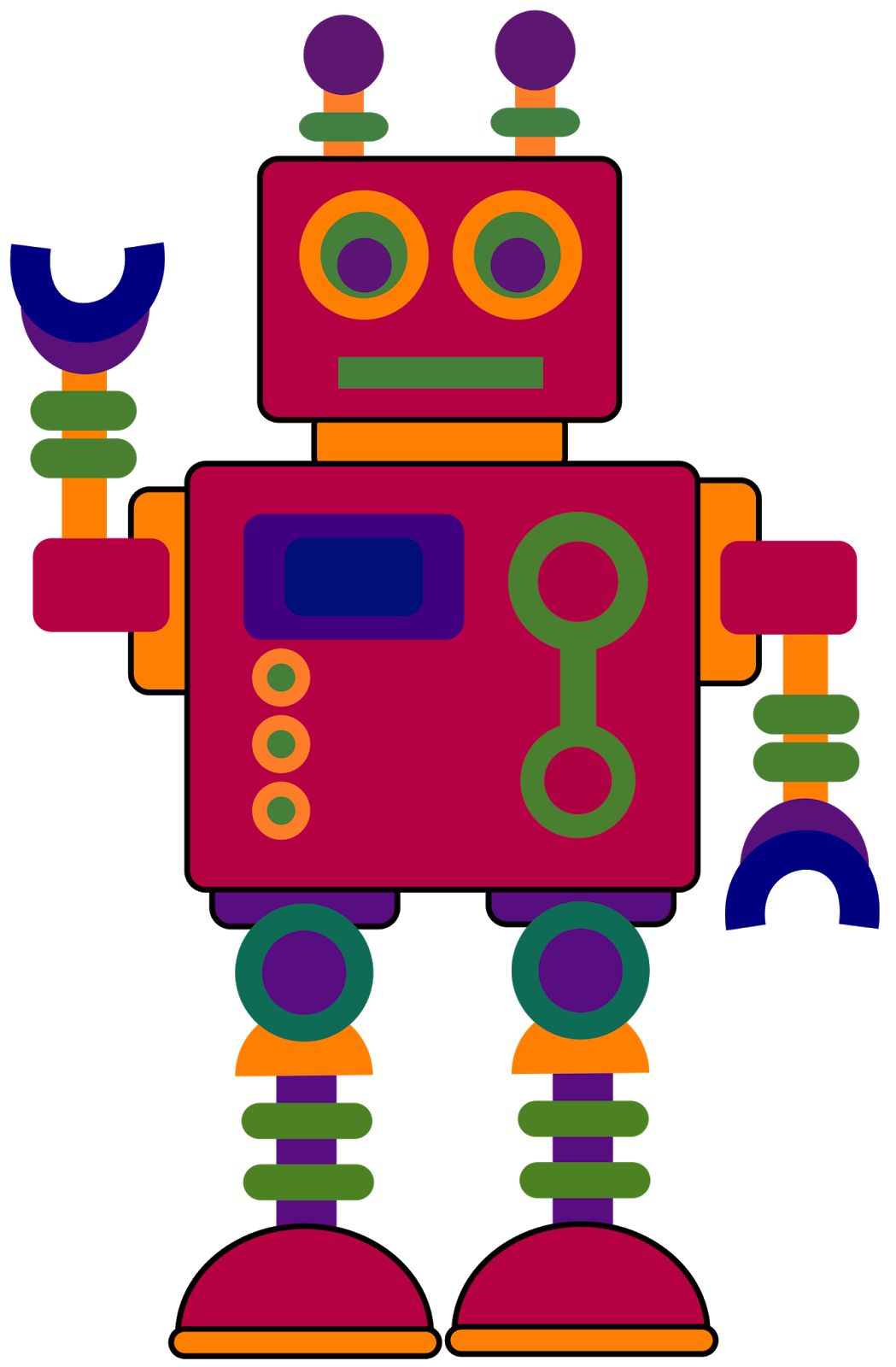 Detail Roboter Clipart Nomer 2