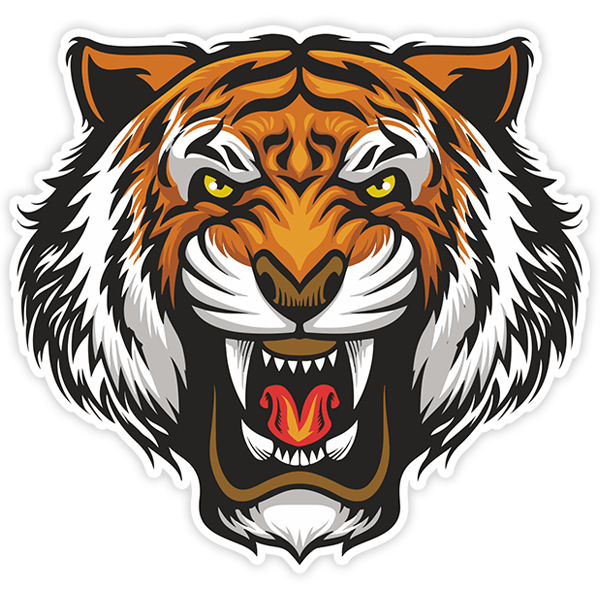 Detail Tiger Aggressiv Nomer 2