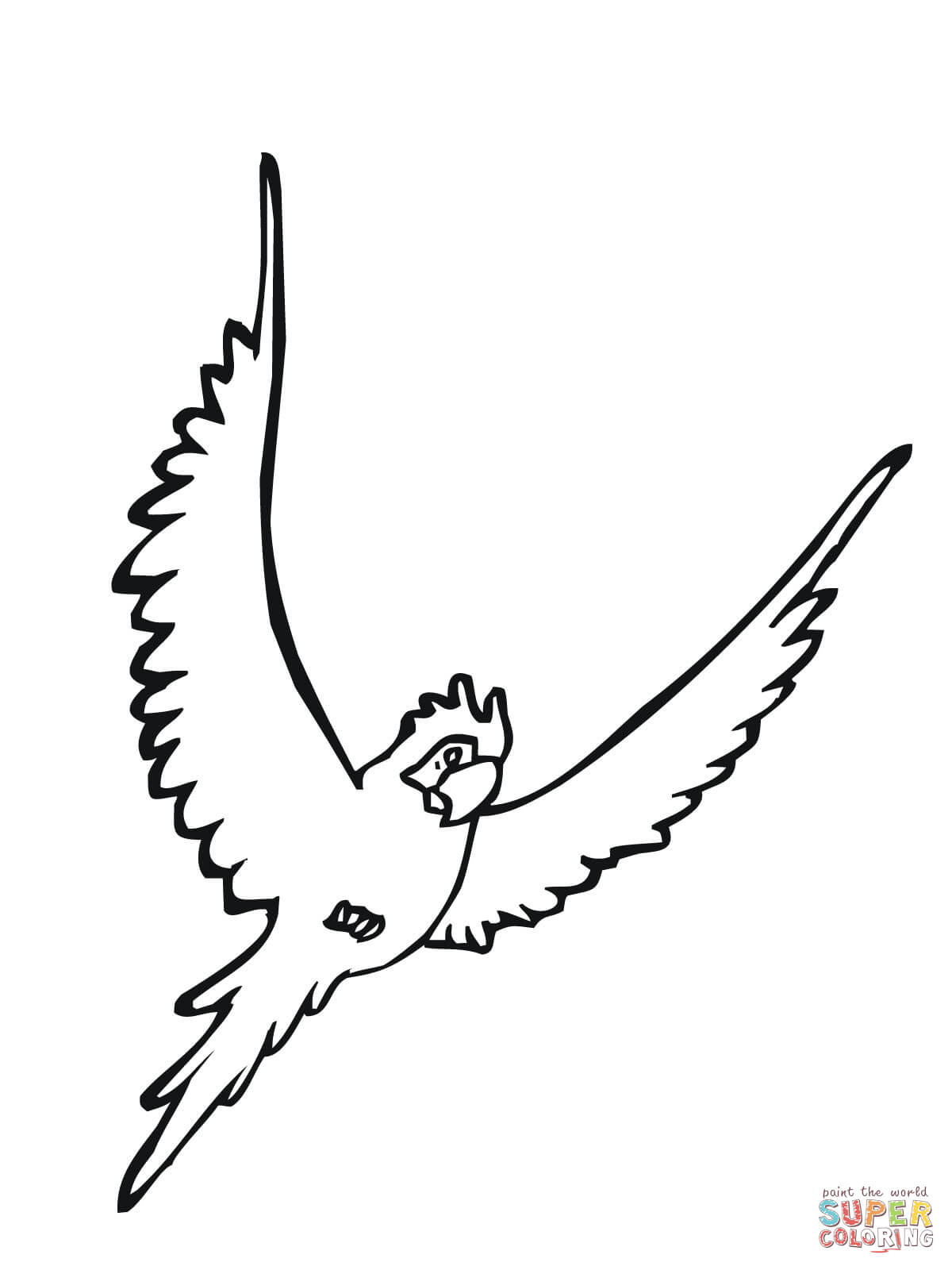 Detail Fliegender Vogel Vogel Ausmalbild Nomer 15