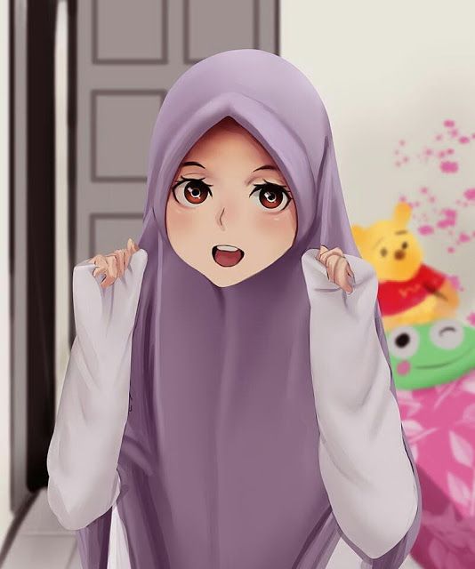 Foto Animasi Muslimah Cantik - KibrisPDR