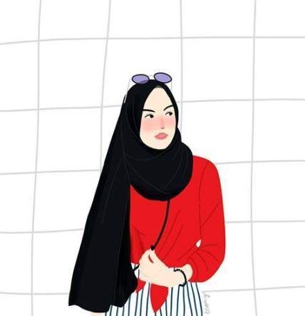 Detail Foto Animasi Muslimah Cantik Nomer 30