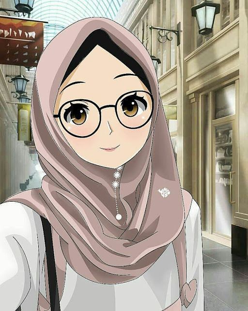 Detail Foto Animasi Wanita Berhijab Nomer 44