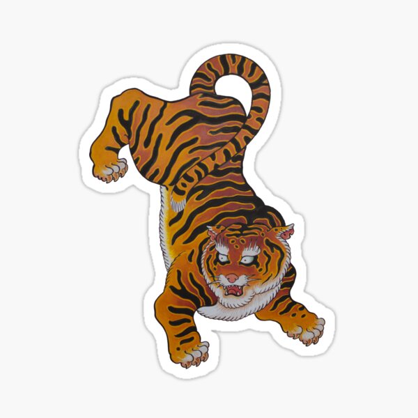 Detail Chinesischer Tiger Tattoo Nomer 13