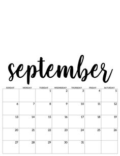 Kalender 2020 Monat September - KibrisPDR