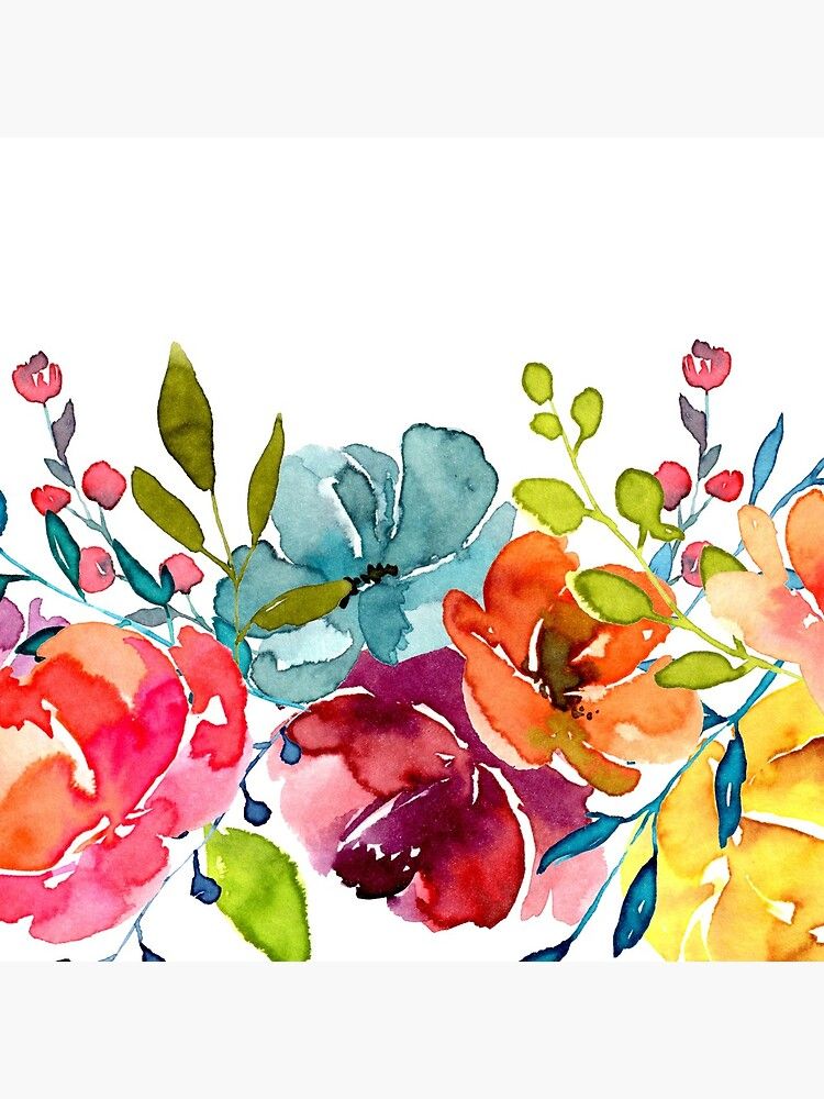 Detail Bilder Aquarell Blumen Nomer 2