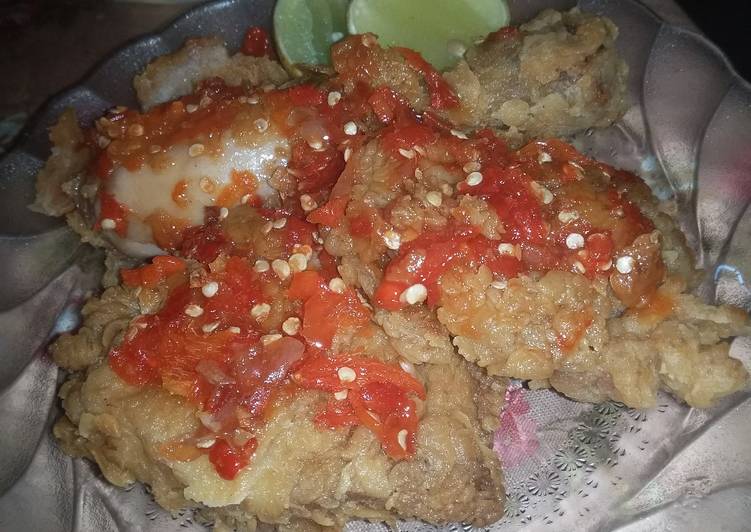 Detail Foto Ayam Geprek Rumahan Nomer 3