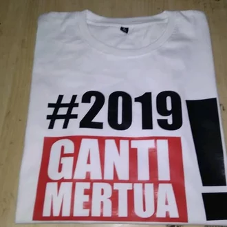 Detail Foto Baju 2019 Ganti Presiden Nomer 54