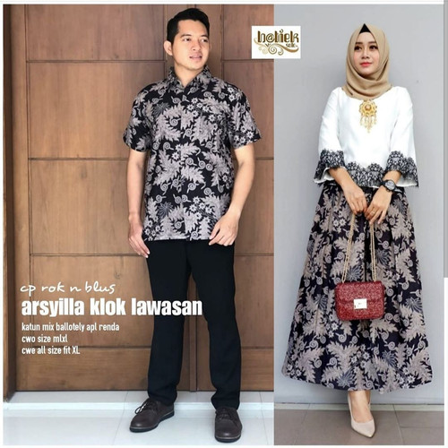 Detail Foto Baju Couple Batik Nomer 15