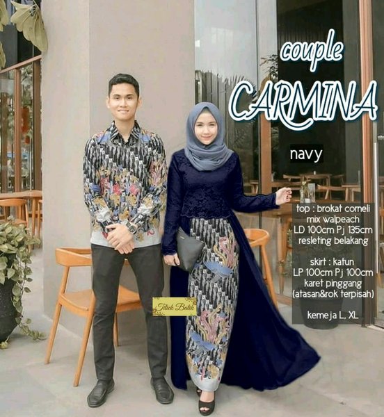 Detail Foto Baju Couple Batik Nomer 43