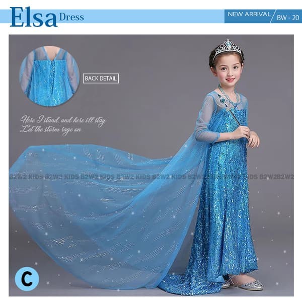 Detail Foto Baju Elsa Frozen Nomer 19