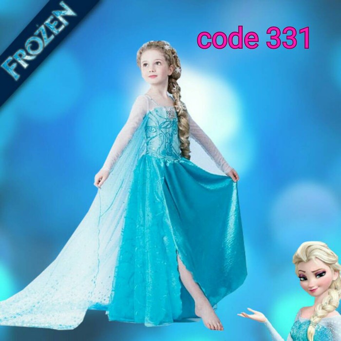 Detail Foto Baju Elsa Frozen Nomer 40