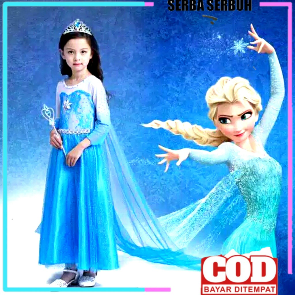 Detail Foto Baju Elsa Frozen Nomer 8