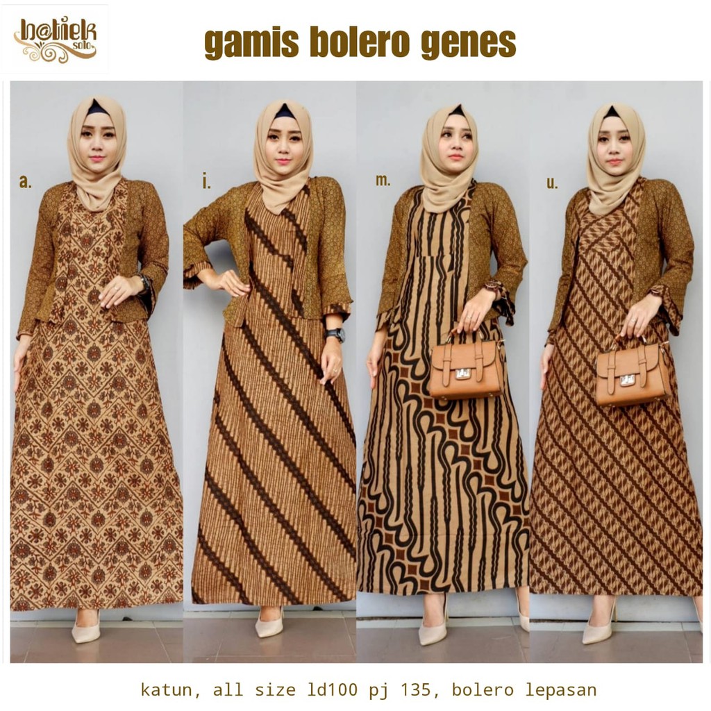 Detail Foto Baju Gamis Batik Nomer 51