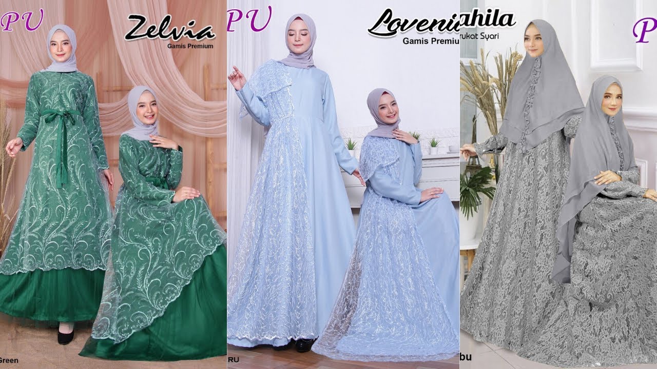 Detail Foto Baju Gamis Brokat Nomer 38