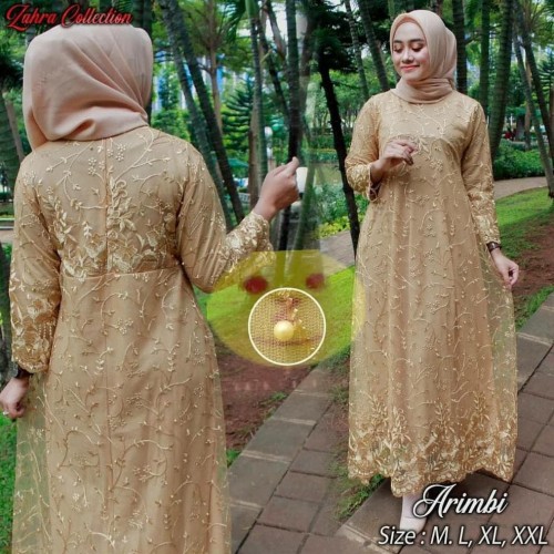 Detail Foto Baju Gamis Brokat Nomer 53