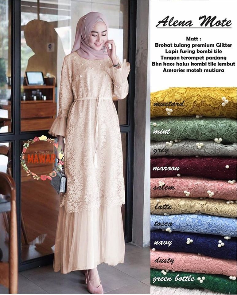 Detail Foto Baju Gamis Lebaran Nomer 6