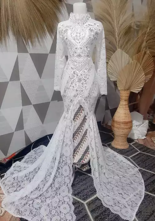 Detail Foto Baju Kebaya Pengantin Nomer 44