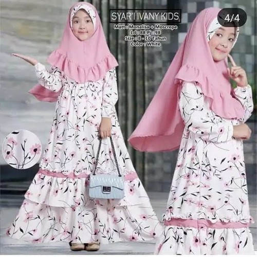 Detail Foto Baju Muslim Anak Perempuan Nomer 3