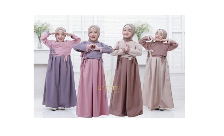 Detail Foto Baju Muslim Anak Perempuan Nomer 44