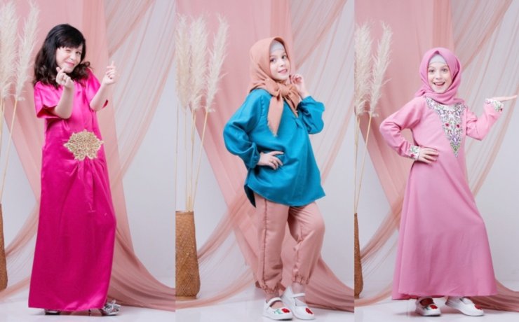 Detail Foto Baju Muslim Anak Perempuan Nomer 8