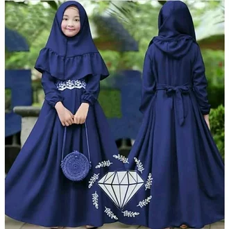 Detail Foto Baju Muslim Anak Perempuan Terbaru Nomer 25