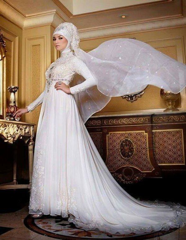 Detail Foto Baju Pengantin Muslim Nomer 10