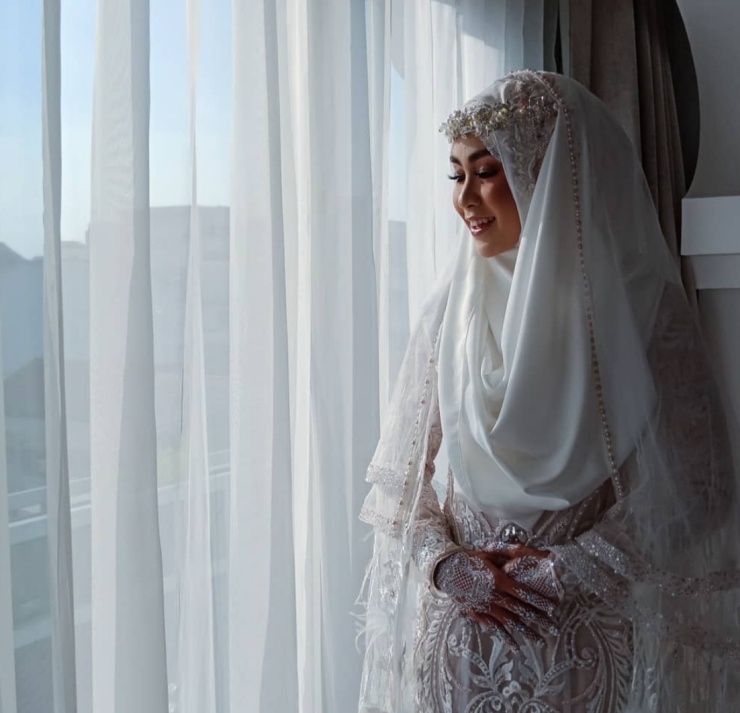 Detail Foto Baju Pengantin Muslim Nomer 32