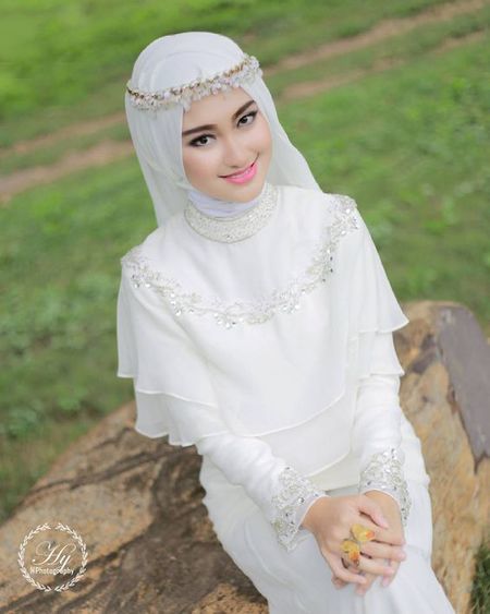 Detail Foto Baju Pengantin Muslim Modern Nomer 31