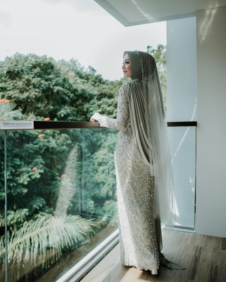 Detail Foto Baju Pengantin Muslim Modern Nomer 41