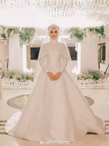 Detail Foto Baju Pengantin Muslim Modern Nomer 6