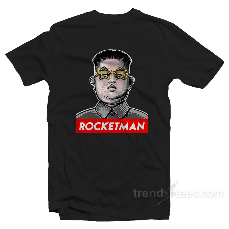 Detail Kim Jong Un Rocketman T Shirt Nomer 13