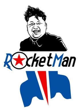 Detail Kim Jong Un Rocketman T Shirt Nomer 2