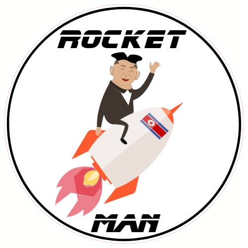 Detail Kim Jong Un Rocketman T Shirt Nomer 3