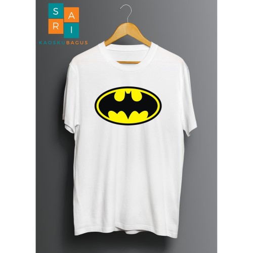 Detail Baju Kaos Batman Nomer 12