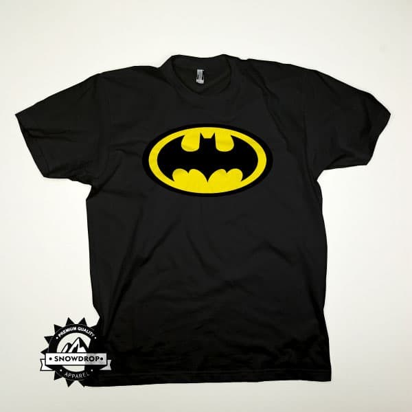 Detail Baju Kaos Batman Nomer 3