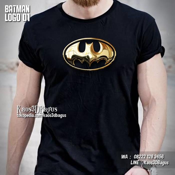 Detail Baju Kaos Batman Nomer 22