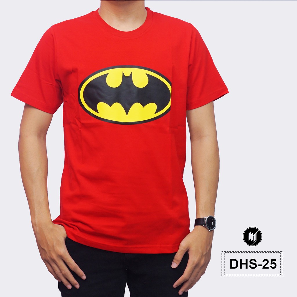 Detail Baju Kaos Batman Nomer 30