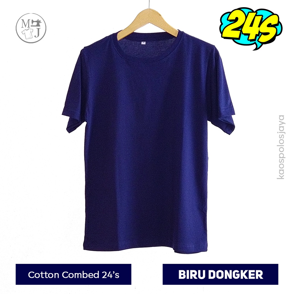 Detail Baju Kaos Biru Nomer 11