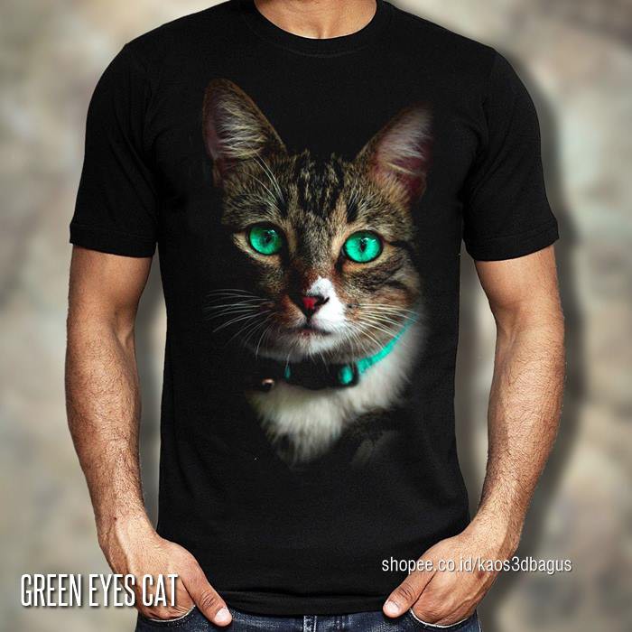 Detail Baju Kaos Gambar Kucing Nomer 2