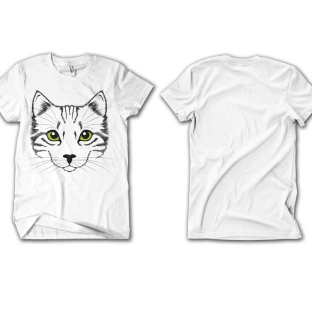 Detail Baju Kaos Gambar Kucing Nomer 18