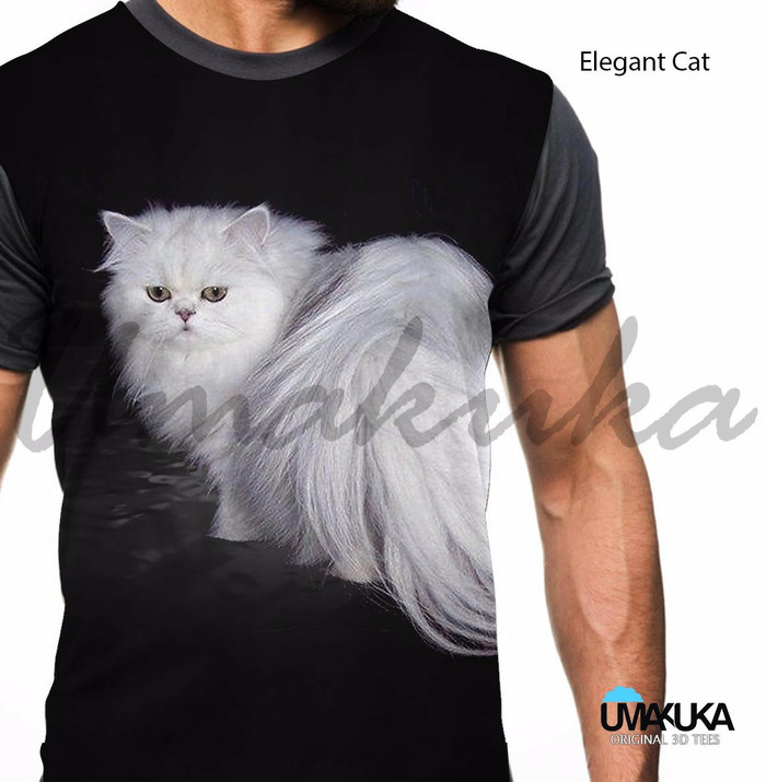 Detail Baju Kaos Gambar Kucing Nomer 21