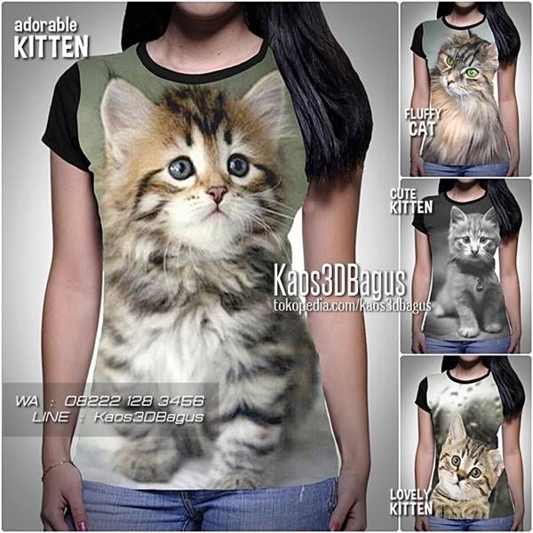 Download Baju Kaos Gambar Kucing Nomer 22