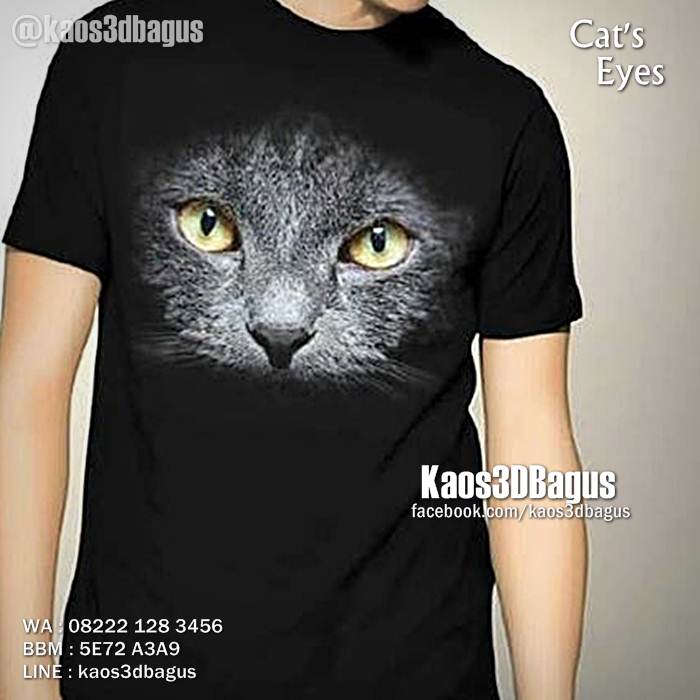 Detail Baju Kaos Gambar Kucing Nomer 28